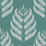 Contemporary Fern Leaves Wallpaper Fashionable