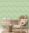 Green Botanical Leaves Wallpaper