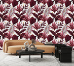 Burgundy Plants Wallpaper