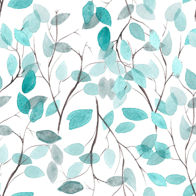 Stylish Poplar Leaves Wallpaper Tasteful