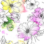 Hand Drawn Floral Wallpaper
