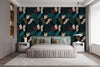 Dark Leaves Design Wallpaper
