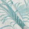 Rod Pocket Curtains in Karoo Cancun Blue Watercolor Tropical Foliage