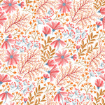 Contemporary Brightly Pink Flowers Wallpaper Chic