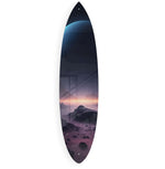 Planet Pattern Acrylic Surfboard Wall Art