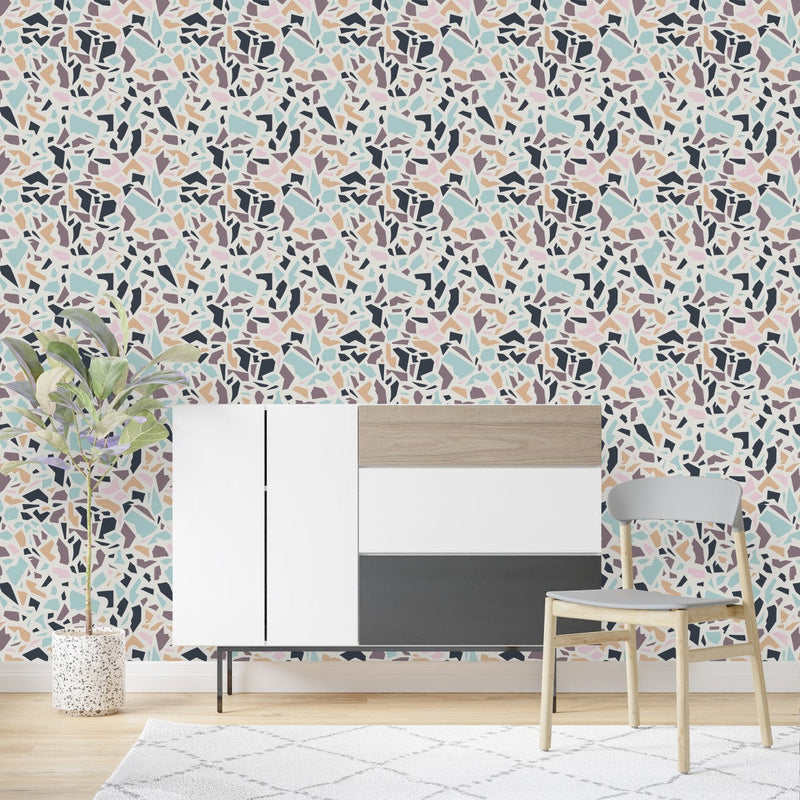 Contemporary Geometrical Pattern Wallpaper