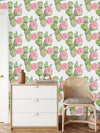 Cactus Wallpaper on White Background