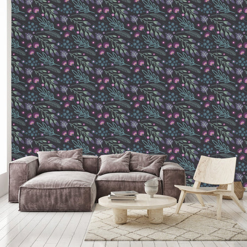 Elegant Little Purple Flowers Wallpaper