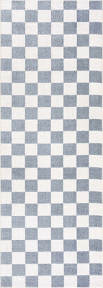Brone Checkered Washable Area Rug