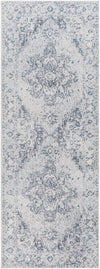 Ankti Aqua Washable Area Rug