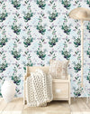 Fashionable Green Leaves Wallpaper Fashionable