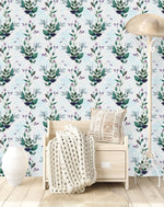 Fashionable Green Leaves Wallpaper Fashionable