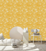 Yellow Botanical Wallpaper