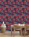 Monstera and Pomegranat Wallpaper