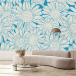 Blue Chamomile Wallpaper