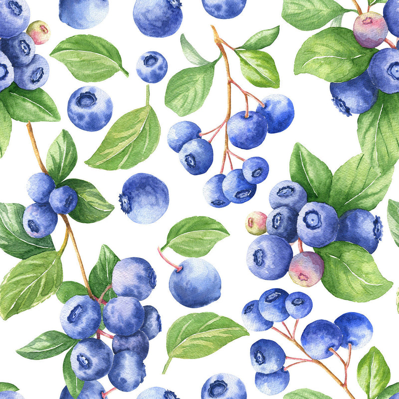 Stylish Blueberry Wallpaper Chic