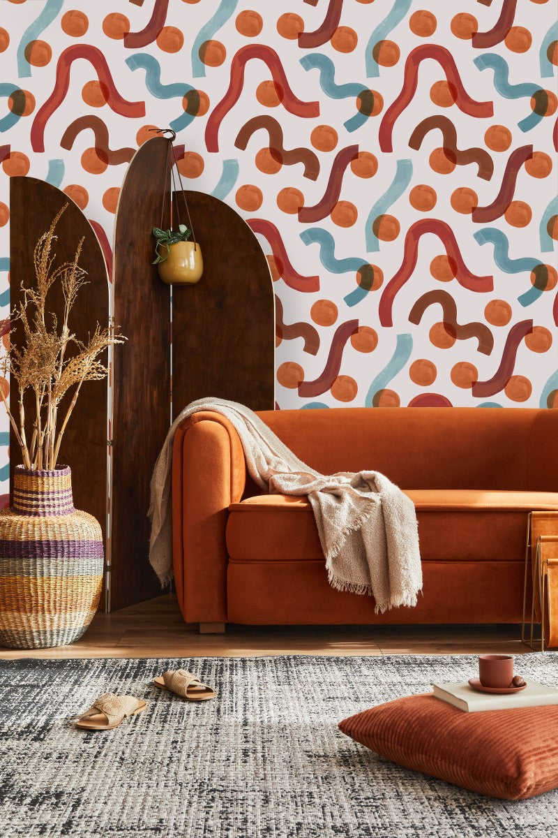 Colorful Abstract Elements Wallpaper