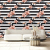 Black and White Stripes Wallpaper