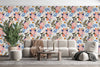 Attractive Light Floral Wallpaper Sophisticated