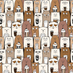 White and Brown Cats Wallpaper