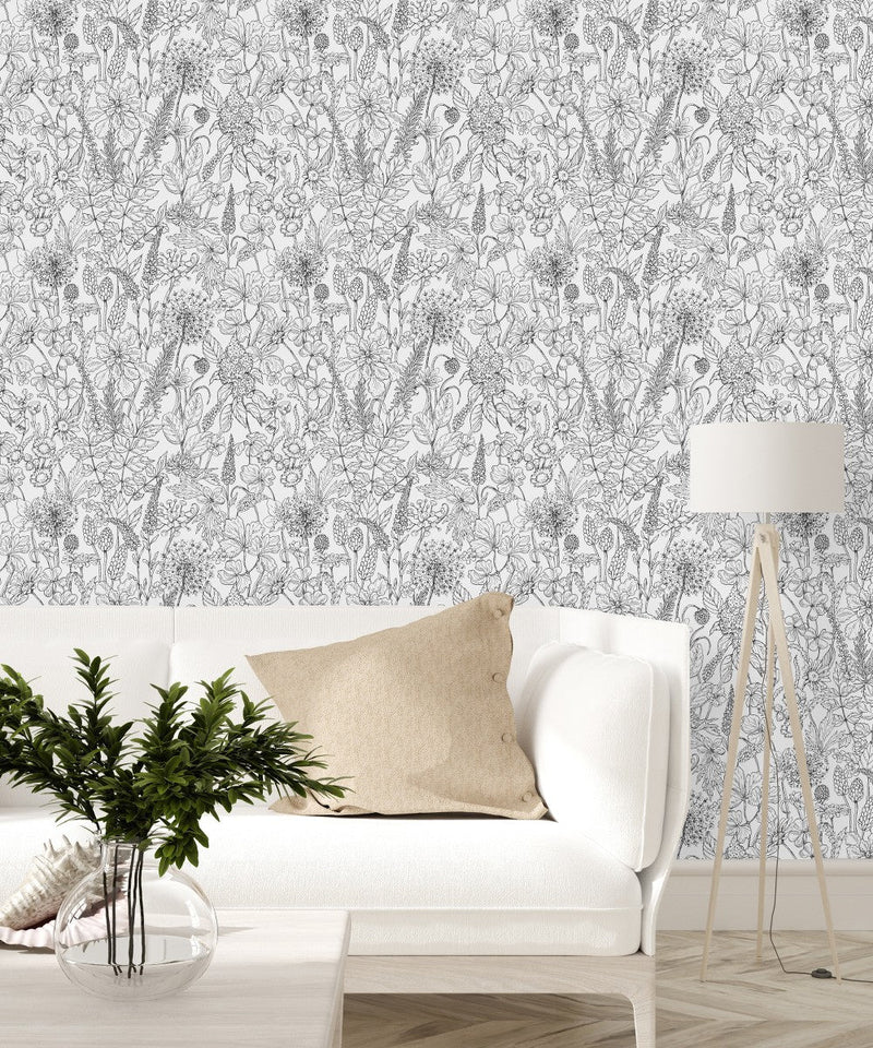 Herbal Pattern Wallpaper