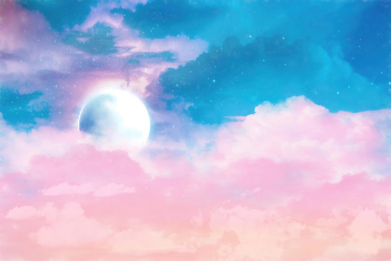 Pink and Blue Sky Wallpaper