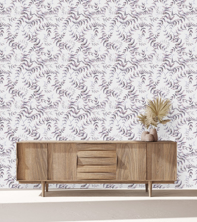 Elegant Leaves Wallpaper Tasteful High-Quality