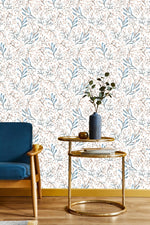 Stylish Winter Leaves Wallpaper Smart
