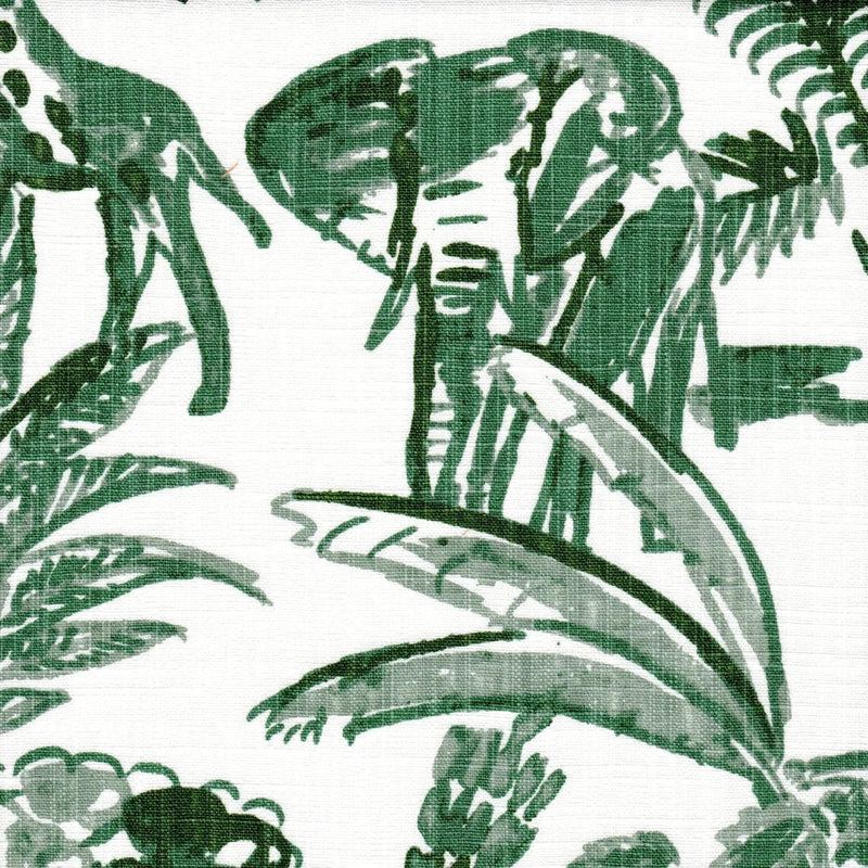 Rod Pocket Curtains in Meru Fairway Green Safari Animal Toile