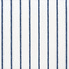 Rod Pocket Curtain Panels Pair in Modern Farmhouse Miles Italian Denim Blue Stripe