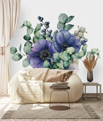 Bouquet of Purple Flowers Wallpaper
