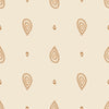 Beige Drop Pattern Wallpaper