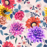 Brightly Field's Flowers Wallpaper