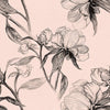 Stylish Beige Floral Wallpaper Vogue Quality