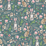 Hares Pattern Wallpaper