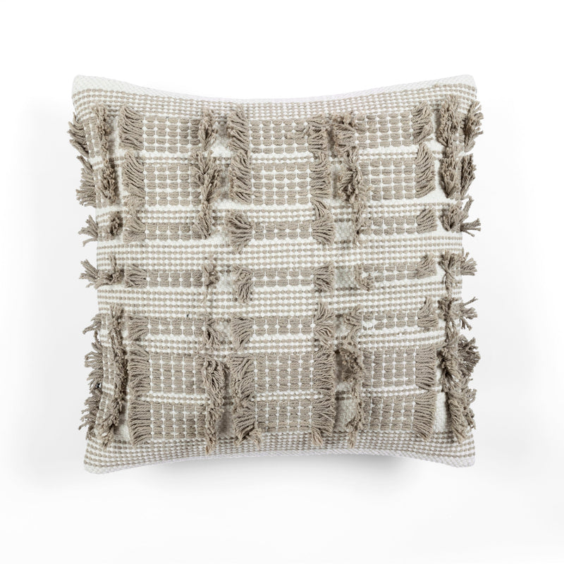 Spencer Tufted Cotton Decorative Pillow Cover