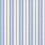 Gathered Bedskirt in Newbury Antique Blue Stripe- Blue, Green, White