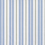 Gathered Bedskirt in Newbury Antique Blue Stripe- Blue, Green, White