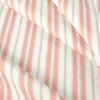 Round Tablecloth in Newbury Blush Stripe- Pink, Gray, White