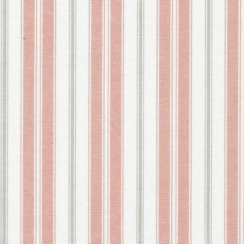 Round Tablecloth in Newbury Blush Stripe- Pink, Gray, White