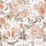 Roses and Birds Wallpaper