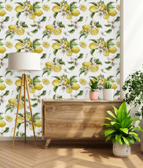 Elegant Lemons Wallpaper Vogue Select