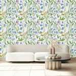 Contemporary Meadow Flowers Wallpaper