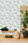 Fashionable Poplar Leaves Wallpaper Vogue