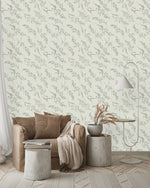 Contemporary Wildflowers Wallpaper Fashionable