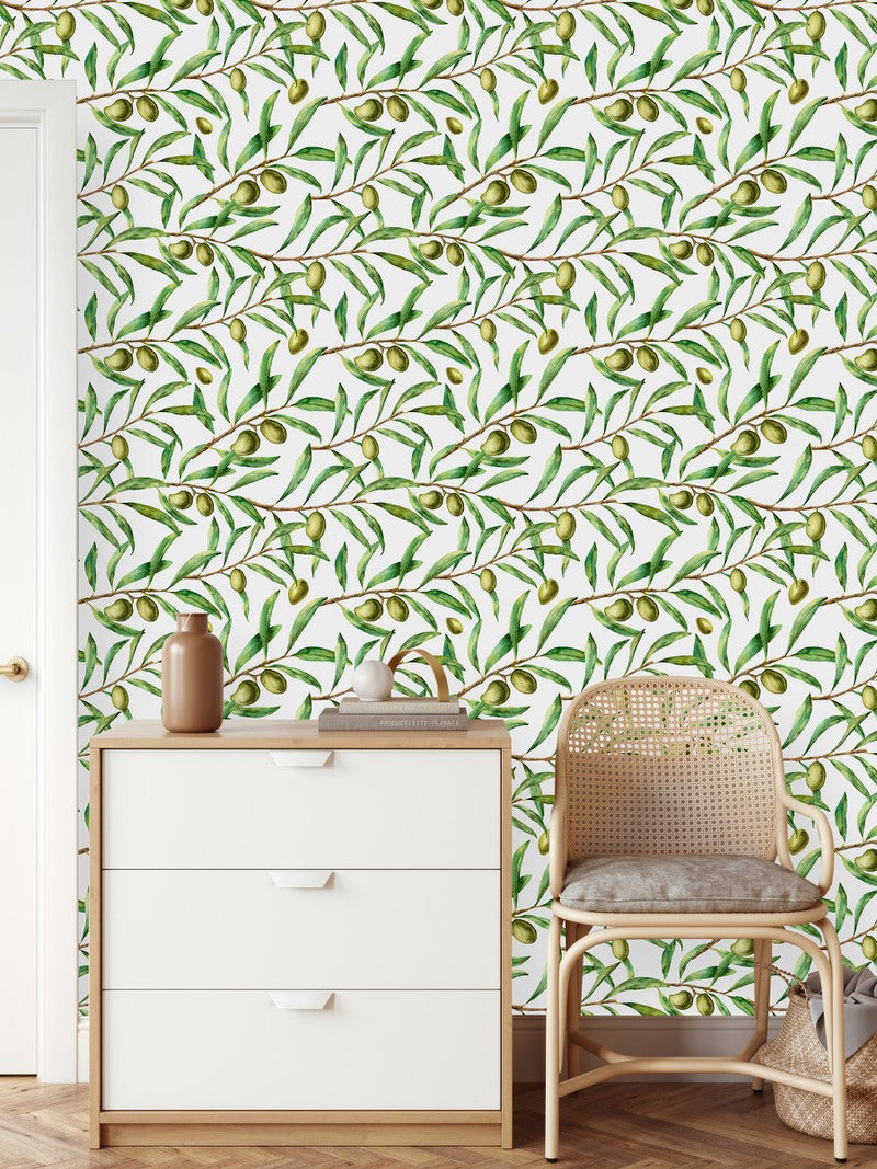 Fashionable Olive Tree Wallpaper Vogue