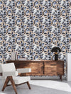 Voguish Hand Drawn Leaves Wallpaper Tasteful