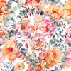 Orange Peonies Wallpaper