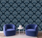 Stylish Dark Blue Wallpaper Vogue