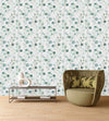 Fashionable Poplar Leaves Wallpaper Vogue
